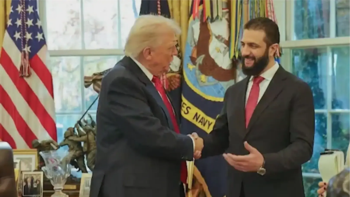 Ông Trump tiếp lãnh đạo Syria tại Nhà Trắng